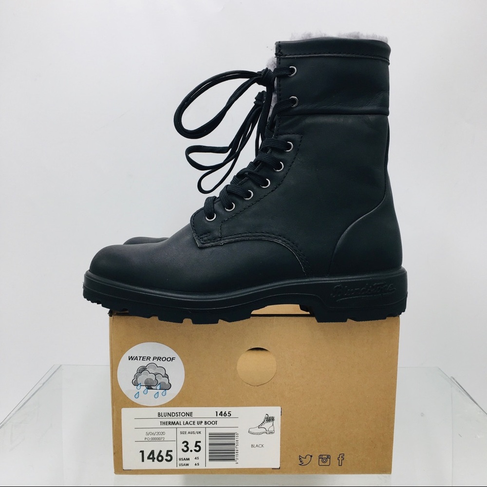 Blundstone BL1465 Black Lace-Up Women’s Boots - Picture 2 of 12
